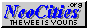 Neocities the web is yours button
